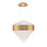 Modern Forms Luzerne 1 Light 26" LED Pendant/3000K, Aged Brass