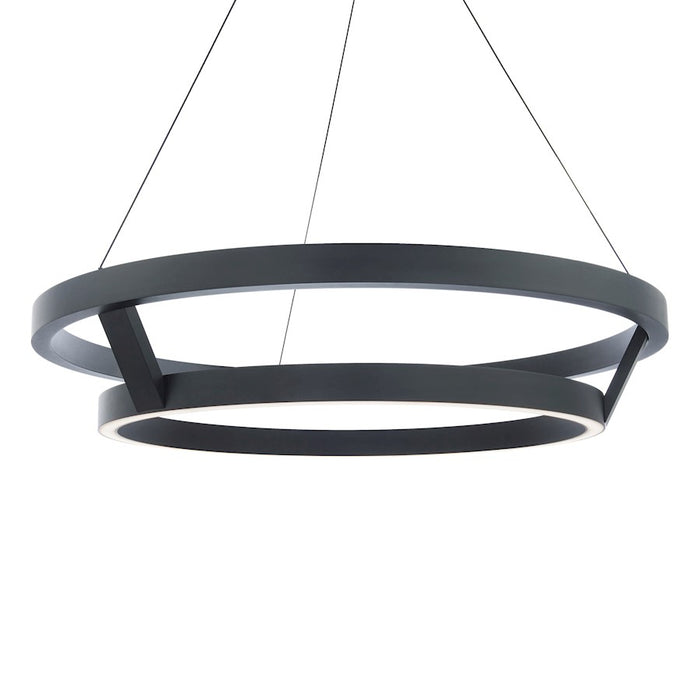 Modern Forms Imperial 2 Light 42" LED Chandelier/3000K, Black