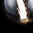 Modern Forms Swirly 11" LED Mini-Pendant, 3000K, BR/Smoked/White