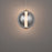 Modern Forms Swirly 11" LED Mini-Pendant, Brass/Smoked/White