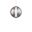 Modern Forms Swirly 11" LED Mini-Pendant, NK/Smoked/WH - PD-32511-40-SM-BN