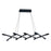 Modern Forms Scissors 1 Light 80" LED Chandelier/3000K, Black - PD-32880-BK