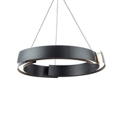 Modern Forms Battlestar 1 Light 28" LED Pendant/3000K, Black - PD-34228-BK
