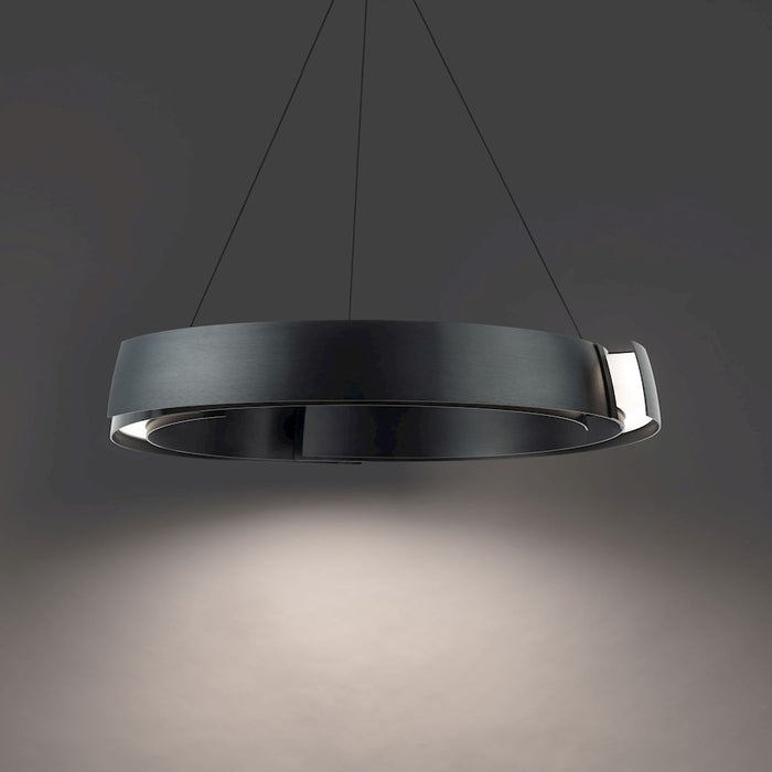 Modern Forms Battlestar 1 Light 28" LED Pendant/3000K, Black