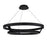 Modern Forms Battlestar 1 Light 28" LED Pendant/3000K, Black