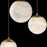 Modern Forms Pisces 3Lt 11.9" LED Round Pendant/CCT, Brass