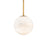 Modern Forms Pisces 1Lt 8" LED Mini Pendant/2700K, Brass