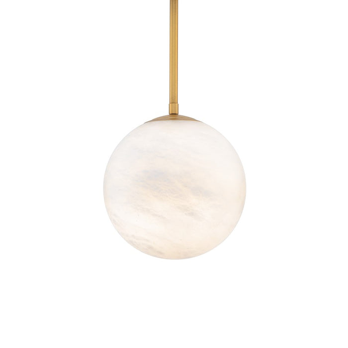 Modern Forms Pisces 1Lt 8" LED Mini Pendant/2700K, Brass