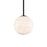 Modern Forms Pisces 1 Light 8" LED Mini Pendant/2700K, Black