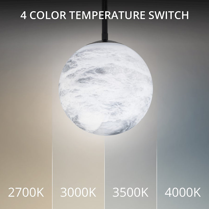 Modern Forms Pisces 13Lt 20" LED Square Pendant/CCT, Black