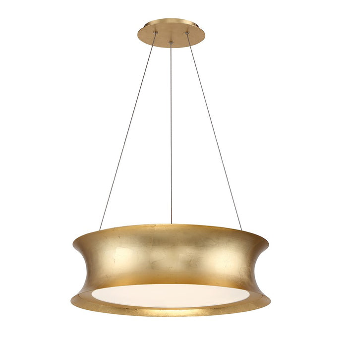 Modern Forms Tango 1 Light LED Chandelier/3000K, Gold Leaf - PD-34620-GL