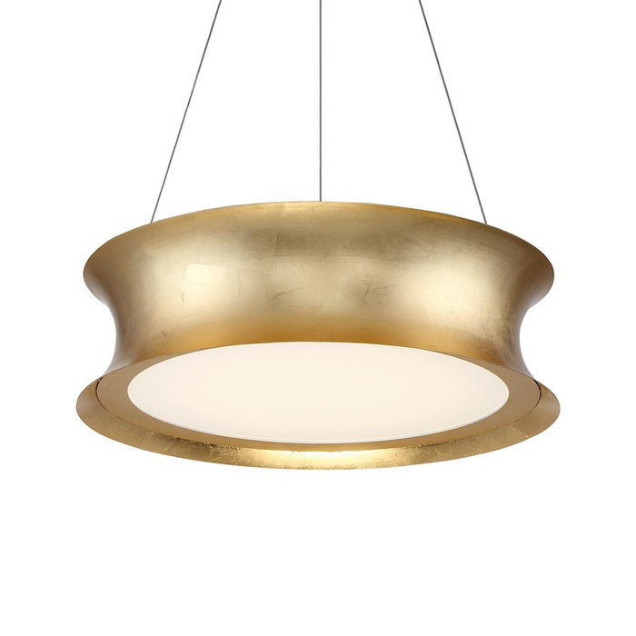 Modern Forms Tango 1 Light LED Chandelier/3000K, Gold Leaf