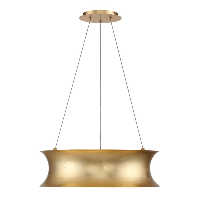 Modern Forms Tango 1 Light LED Chandelier/3000K, Gold Leaf