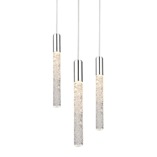 Modern Forms Magic LED 3Lt Round Pendant/3000K, Polished Nickel - PD-35603-PN