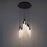 Modern Forms Magic LED 9 Light Round Pendant/3000K, Black