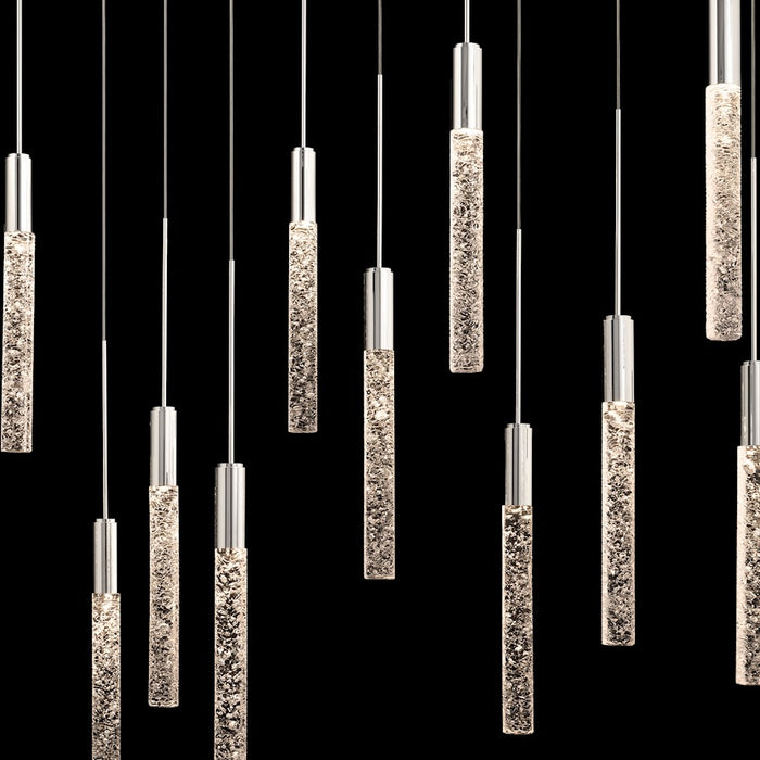 Modern Forms Magic 14Lt 40" LED Linear Pendant/3000K, Nickel