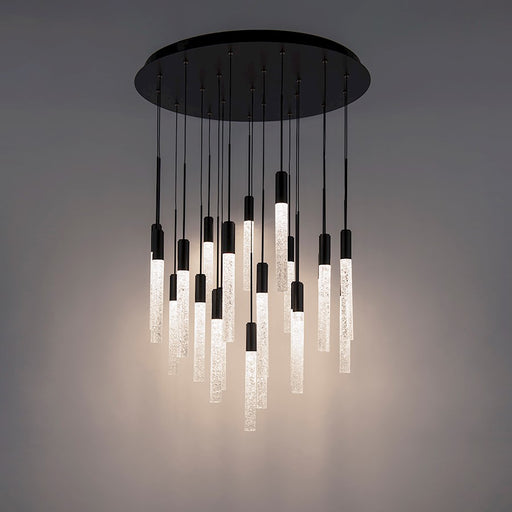 Modern Forms Magic LED 21 Light Round Pendant/3000K, Black