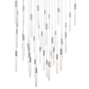 Modern Forms Magic 41Lt 36" LED Square Pendant/3000K, Nickel - PD-35641S-PN