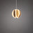 Modern Forms Carillion LED 1 Light Mini Pendant/3000K, Aged Brass