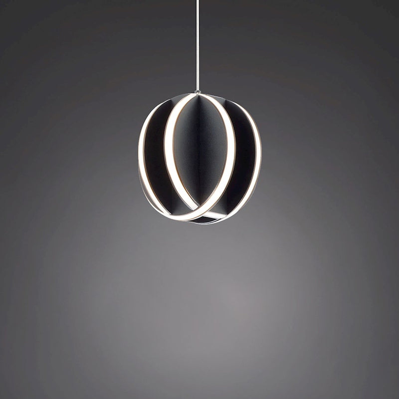 Modern Forms Carillion LED 1 Light Mini Pendant/3000K, Black