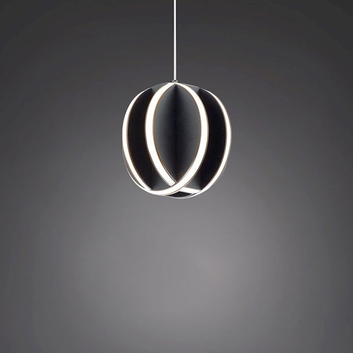 Modern Forms Carillion LED 1 Light Mini Pendant/3000K, Black