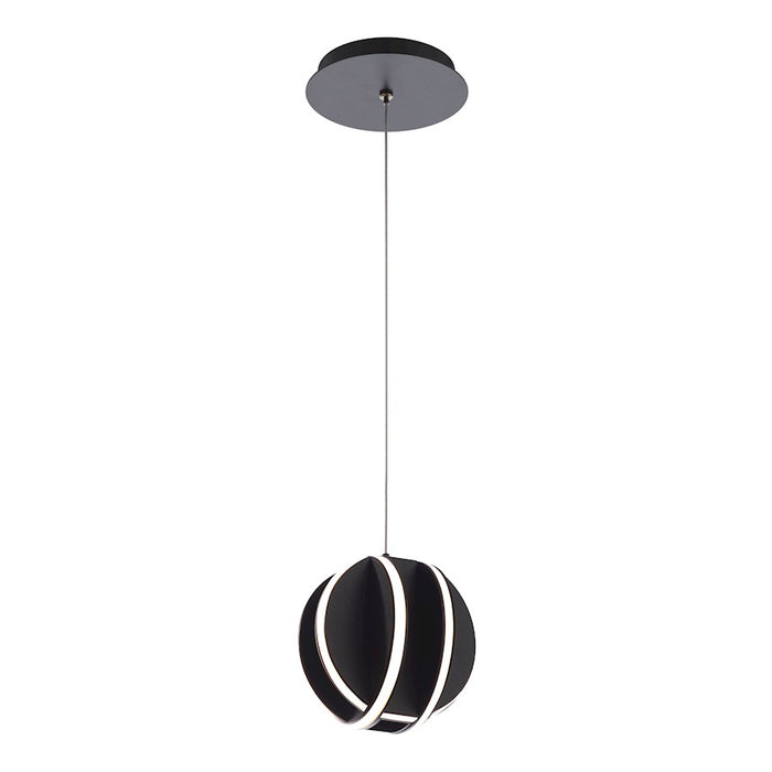 Modern Forms Carillion LED 1 Light Mini Pendant/3000K, Black