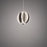 Modern Forms Carillion LED 1Lt Mini Pendant/3000K, Nickel