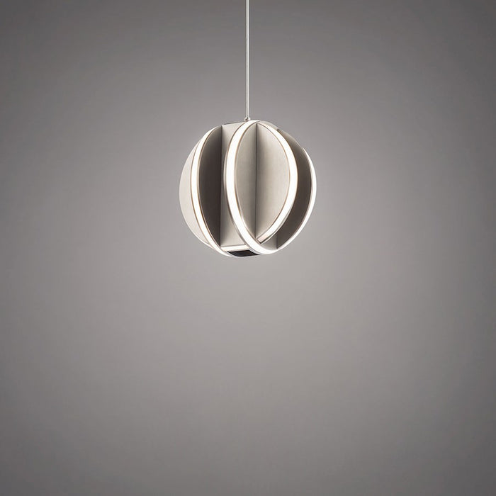 Modern Forms Carillion LED 1Lt Mini Pendant/3000K, Nickel