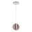 Modern Forms Carillion LED 1Lt Mini Pendant/3000K, Nickel