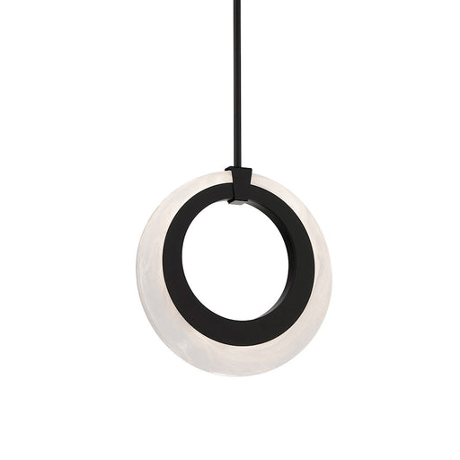 Modern Forms Serenity 1 Light 10" LED Mini Pendant/3000K, Black - PD-38210-BK