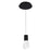 Modern Forms Plum 1 Light 6" LED Mini Pendant/3000K, Black - PD-40106-BK