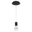 Modern Forms Plum 1 Light 6" LED Mini Pendant/3000K, Black