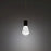 Modern Forms Plum 1 Light 6" LED Mini Pendant/3000K, Black