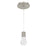 Modern Forms Plum 1 Light 6" LED Mini Pendant/3000K, Nickel - PD-40106-SN