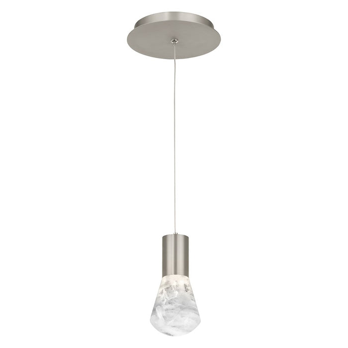 Modern Forms Plum 1 Light 6" LED Mini Pendant/3000K, Nickel