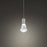 Modern Forms Plum 1 Light 6" LED Mini Pendant/3000K, Nickel