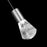 Modern Forms Plum 1 Light 6" LED Mini Pendant/3000K, Nickel