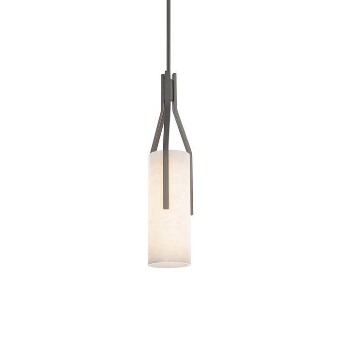 Modern Forms Firenze 1Lt 22" LED Pendant/3000K, Nickel/Alabaster