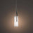 Modern Forms Firenze 1Lt 22" LED Pendant/3000K, Nickel/Alabaster