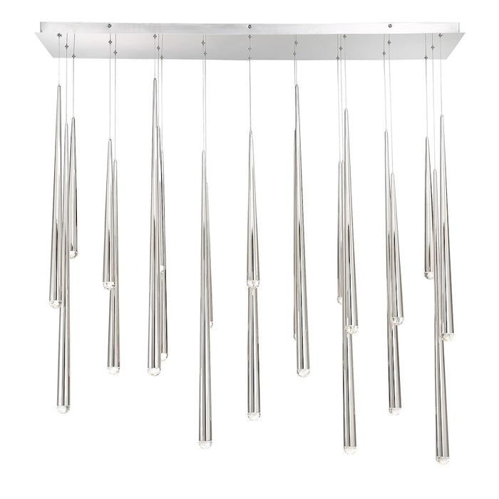 Modern Forms Cascade LED 23Lt Crystal Linear Pendant/3500K, NK