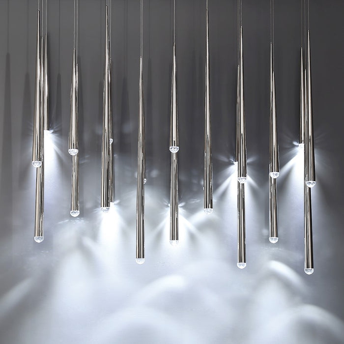 Modern Forms Cascade LED 23Lt Crystal Linear Pendant/3500K, NK