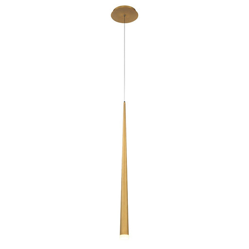 Modern Forms Cascade 28" LED 1Lt Crystal Pendant/3500K, Brass - PD-41728-AB