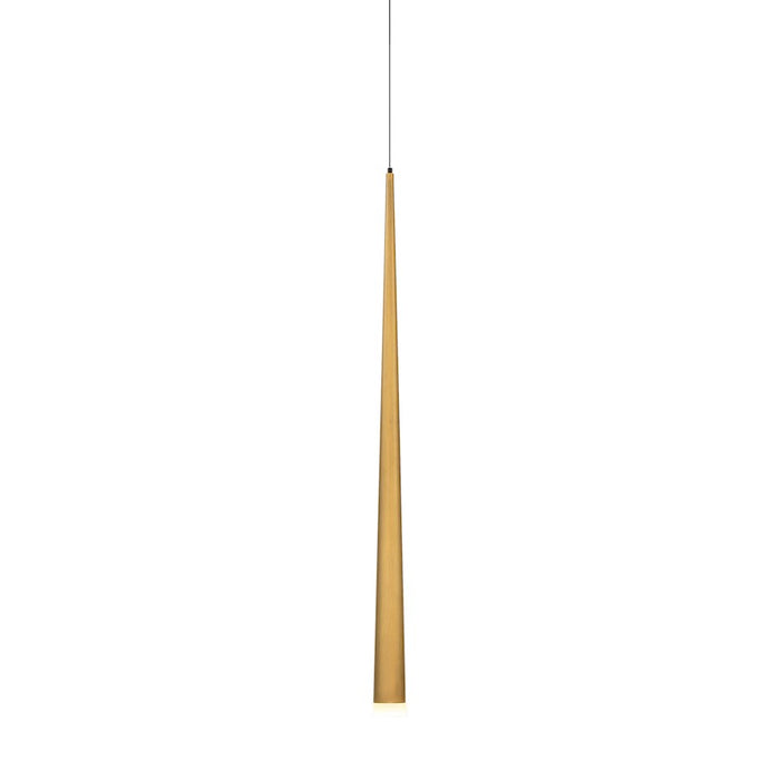 Modern Forms Cascade 28" LED 1Lt Crystal Pendant/3500K, Brass