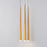 Modern Forms Cascade LED 3Lt Etched Round Pendant/3500K, Brass