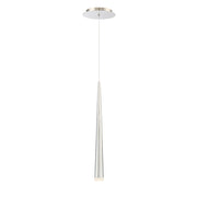 Modern Forms Cascade 19" LED 1Lt Etched Pendant/3500K, Nickel - PD-41819-PN