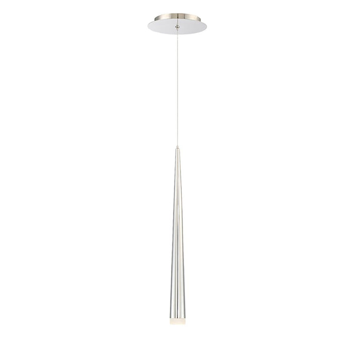 Modern Forms Cascade 19" LED 1Lt Etched Pendant/3500K, Nickel - PD-41819-PN