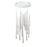 Modern Forms Cascade LED 21Lt Etched Round Pendant/3500K, Nickel - PD-41821R-PN