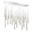 Modern Forms Cascade LED 23Lt Etched Linear Pendant/3500K, Nickel - PD-41823L-PN