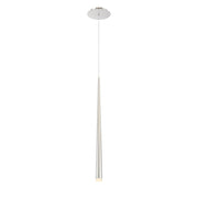 Modern Forms Cascade 28" LED 1Lt Etched Pendant/3500K, Nickel - PD-41828-PN