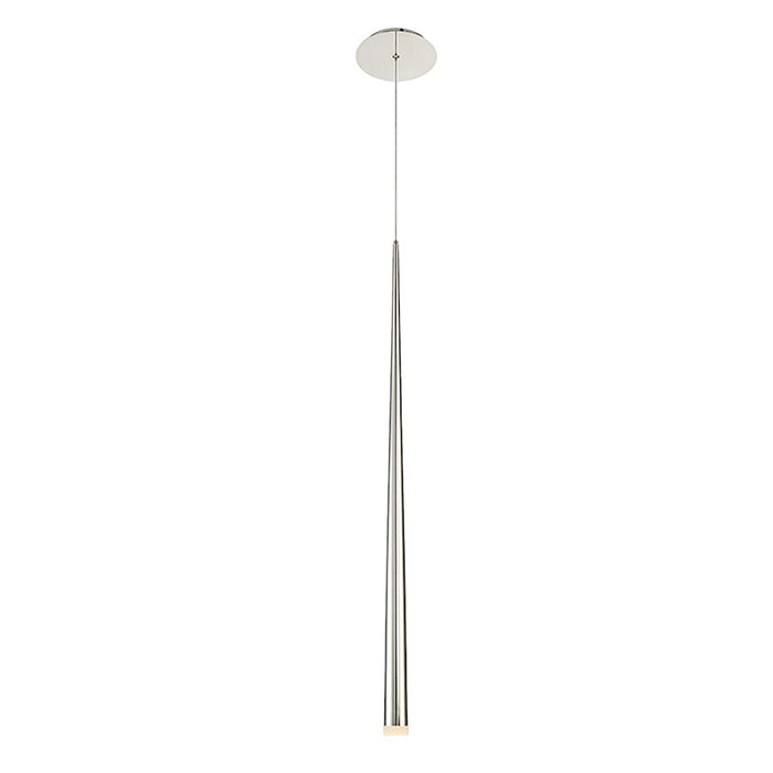 Modern Forms Cascade 37" LED 1Lt Etched Pendant/3500K, Nickel